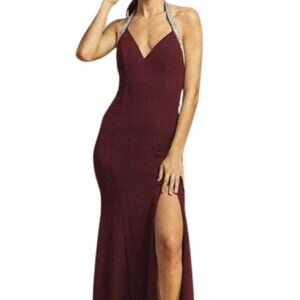 Aspeed Design D289 Evening Dress Burgundy Size XL